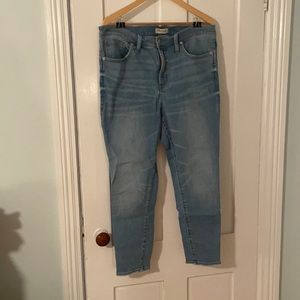 Women’s Light Wash High Rise Cropped Jeans | Madewell 32
